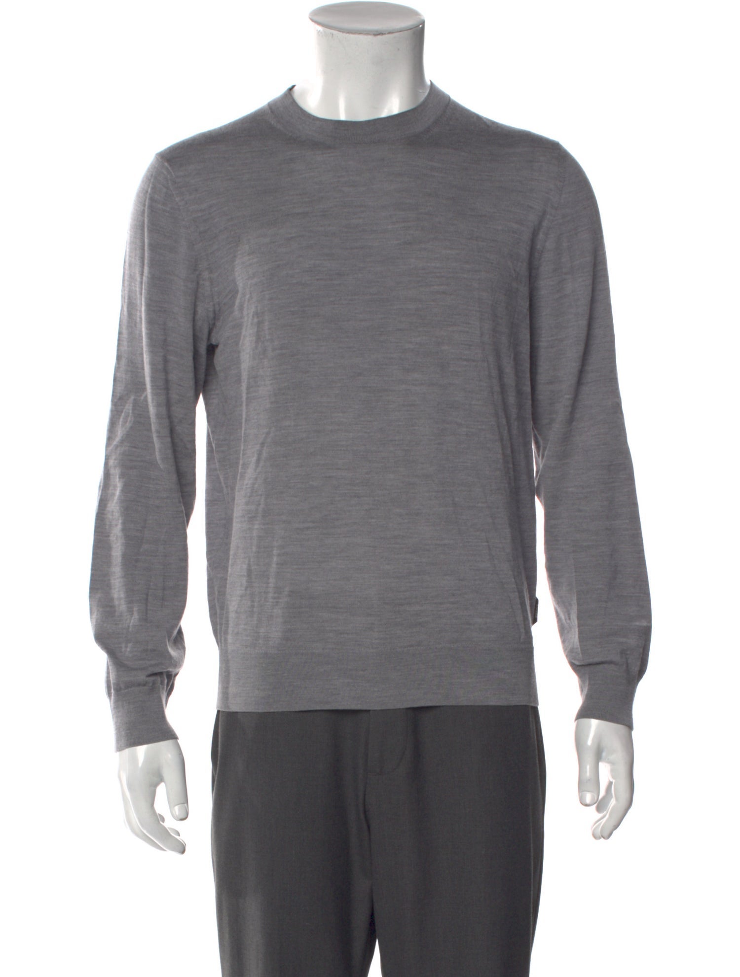 Zegna Crew Neck Long Sleeve Pullover