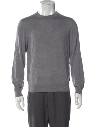 Zegna Crew Neck Long Sleeve Pullover