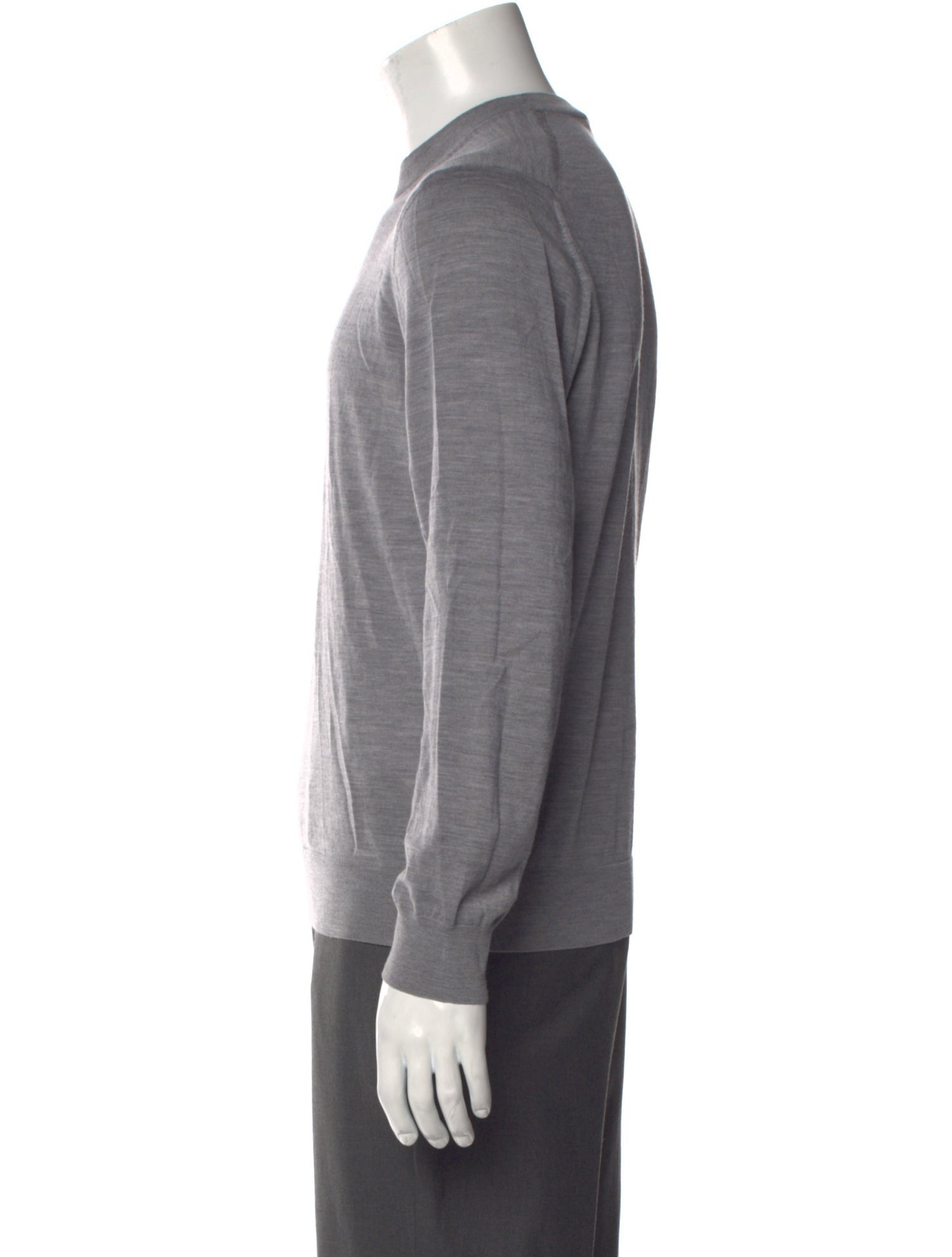 Zegna Crew Neck Long Sleeve Pullover