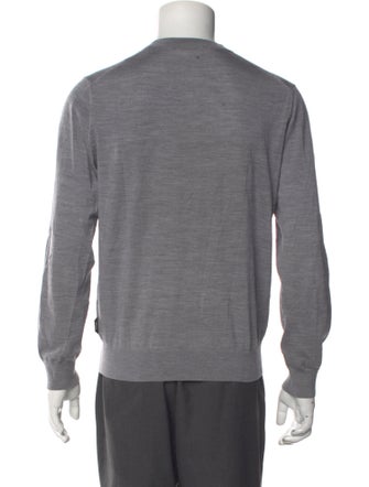 Zegna Crew Neck Long Sleeve Pullover