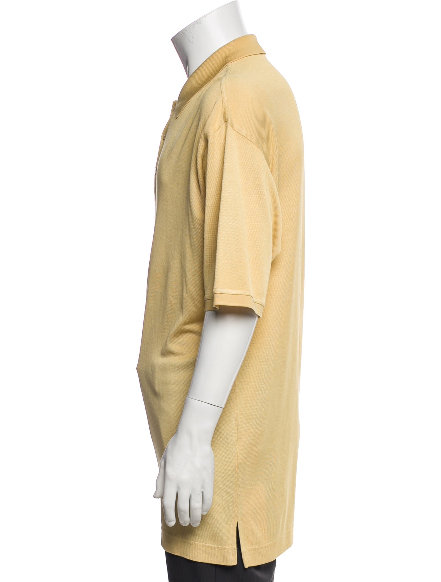 Zegna Silk Crew Neck Polo Shirt