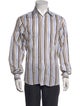 Zegna Striped Long Sleeve Shirt