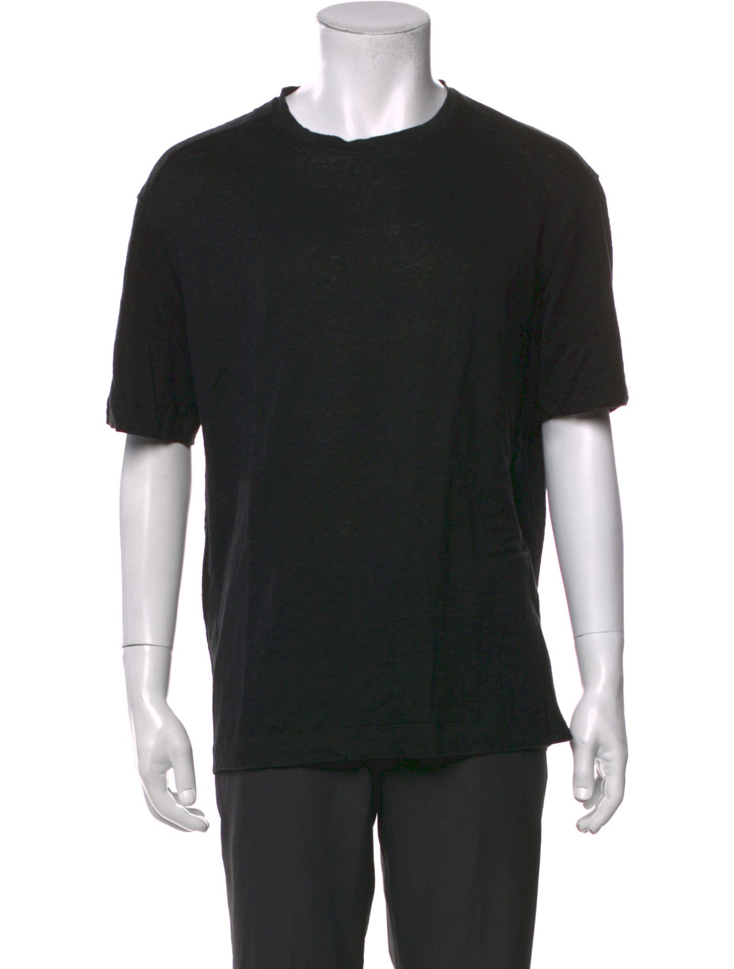 Zegna Linen Crew Neck T-Shirt