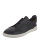 Zegna Leather Printed Sneakers
