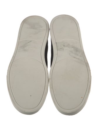 Zegna Leather Printed Sneakers