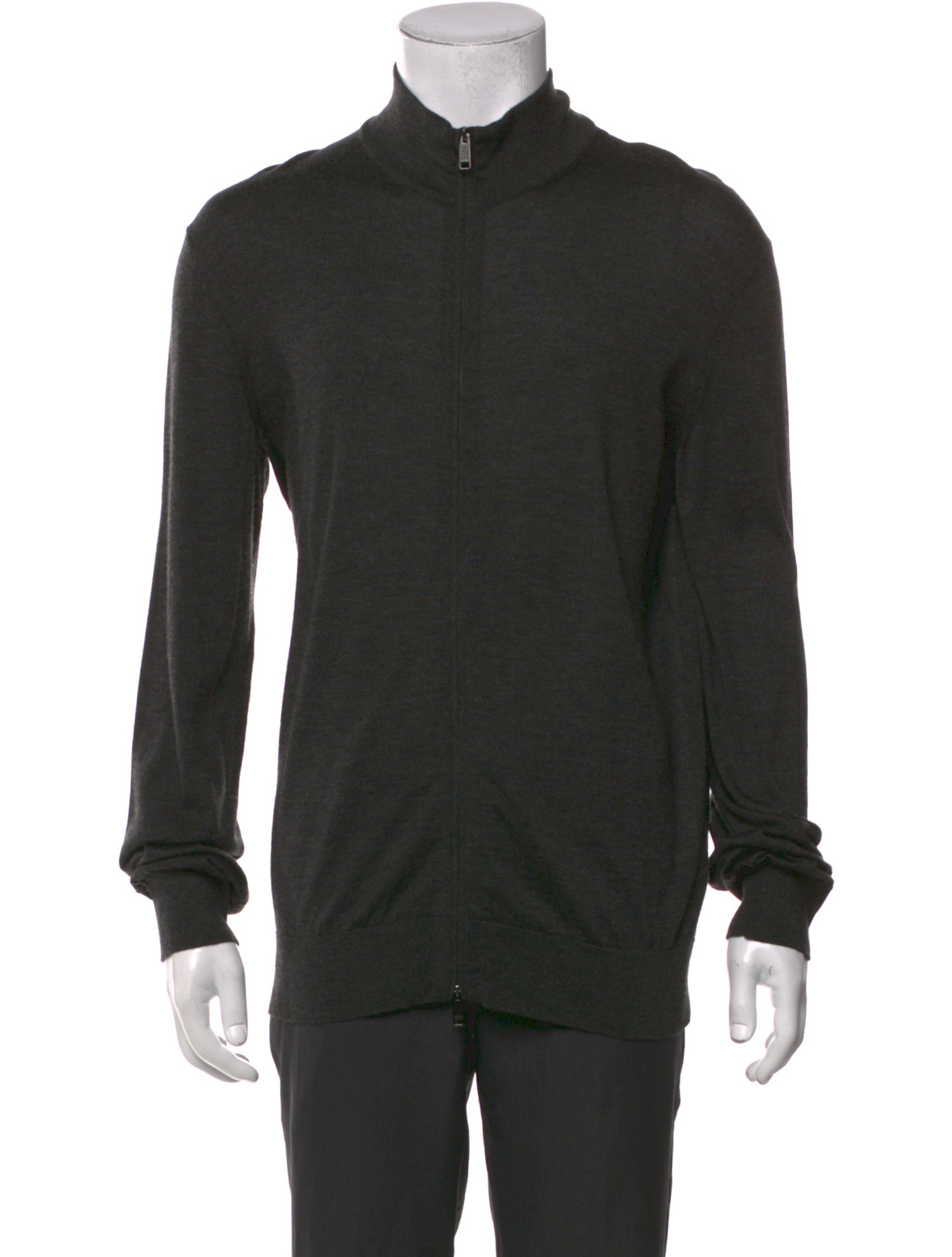 Zegna Cashmere Mock Neck Polo Sweater w/ Tags