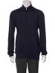 Zegna Cashmere Mock Neck Polo Sweater