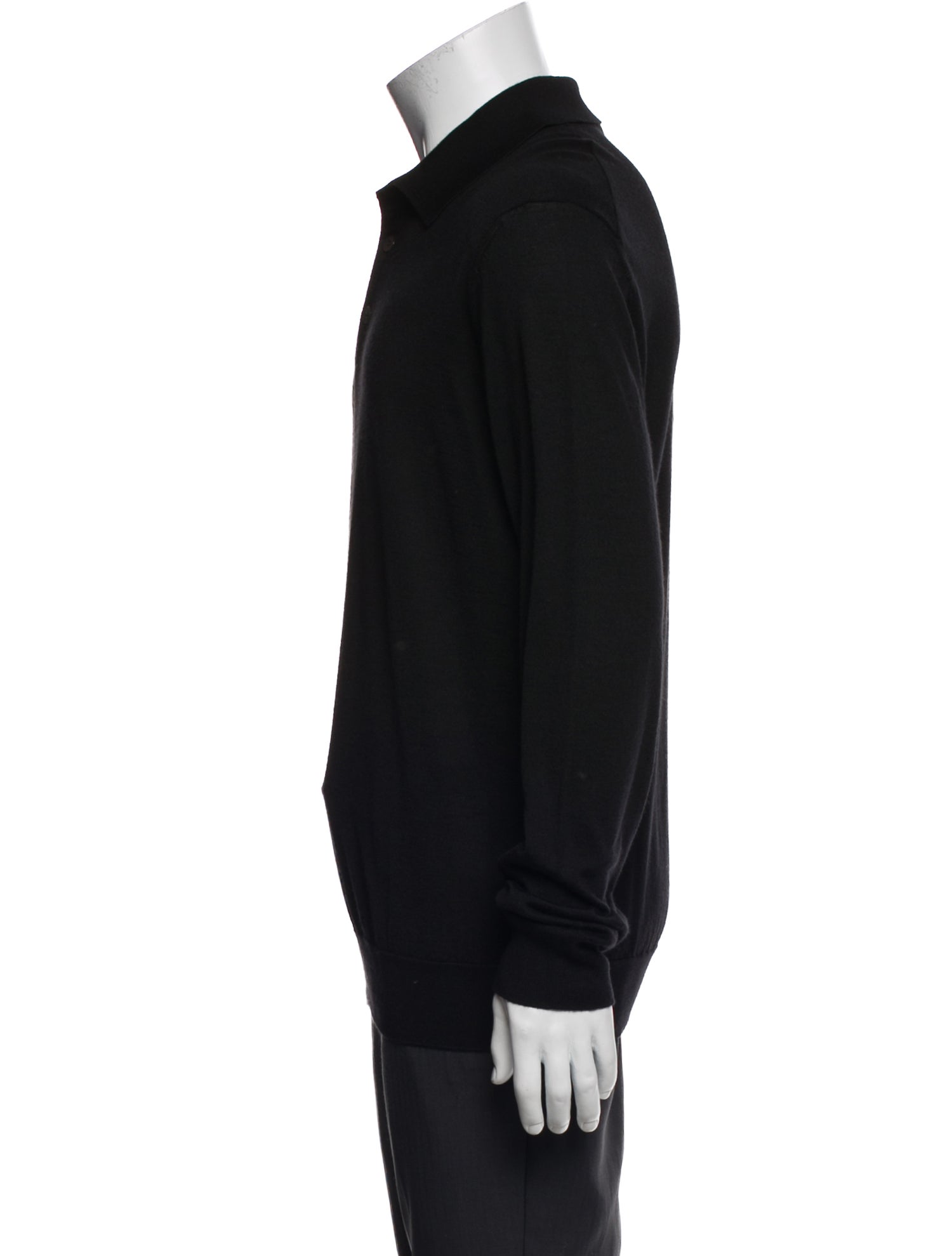 Zegna Cashmere Collar Polo Shirt w/ Tags