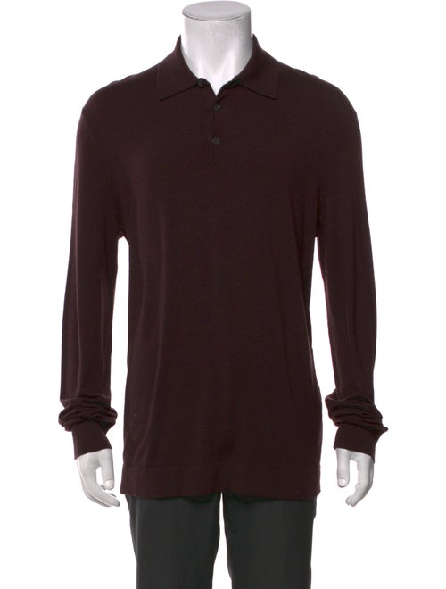 Zegna Wool Collar Polo Shirt