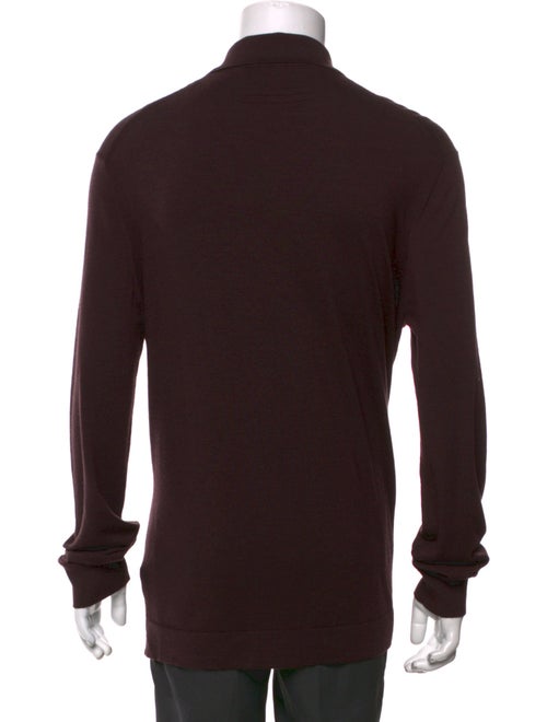 Zegna Wool Collar Polo Shirt