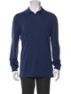 Zegna Wool Crew Neck Polo Sweater