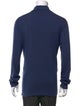 Zegna Wool Crew Neck Polo Sweater