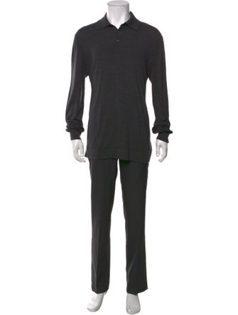 Zegna Wool Collar Polo Shirt