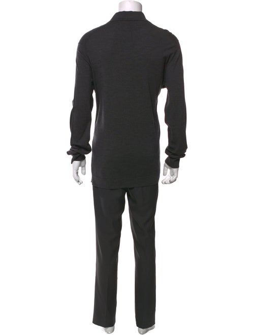 Zegna Wool Collar Polo Shirt