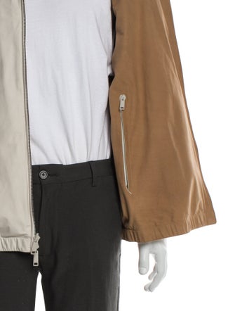 Zegna Calf Leather Windbreaker