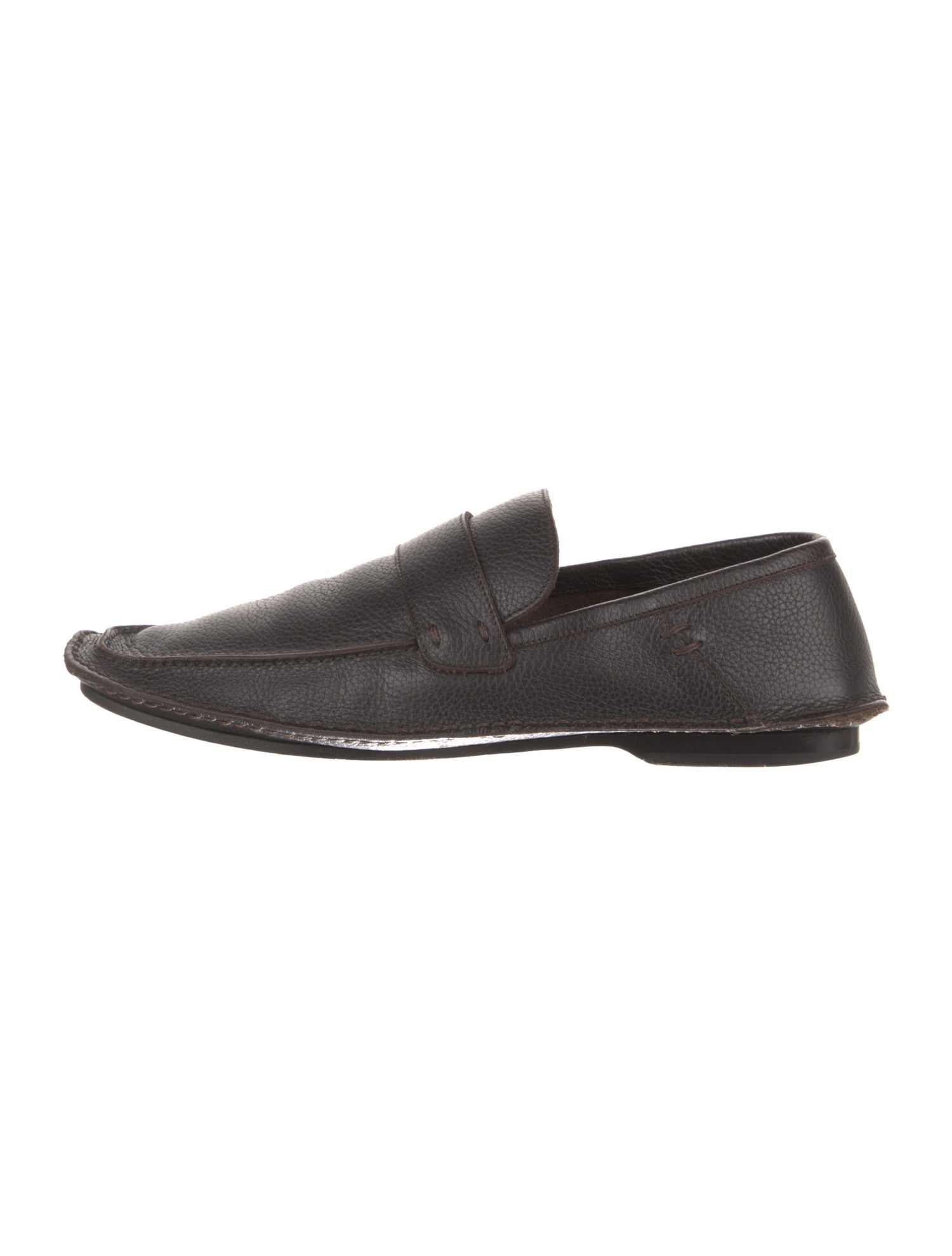 Zegna Leather Loafers