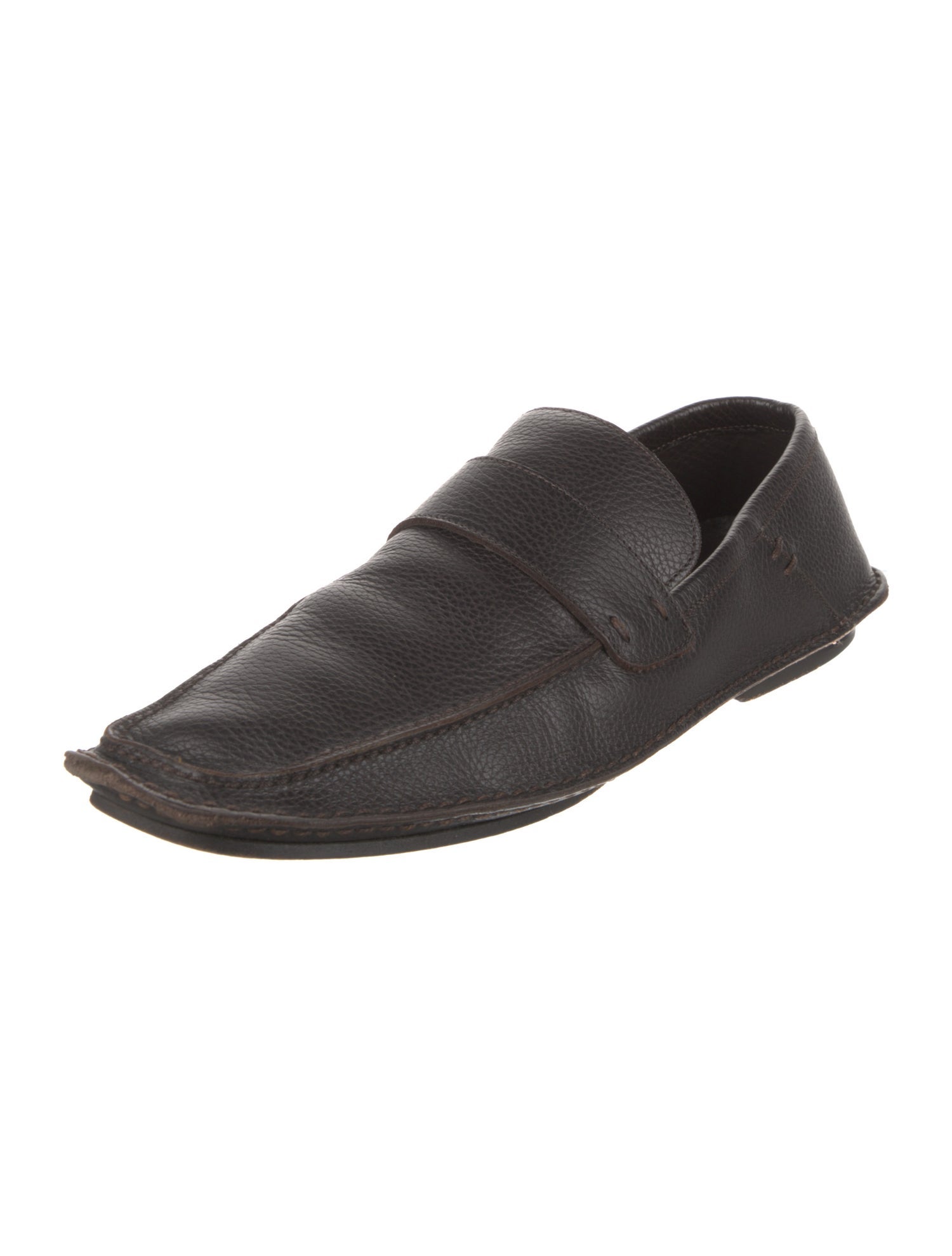 Zegna Leather Loafers