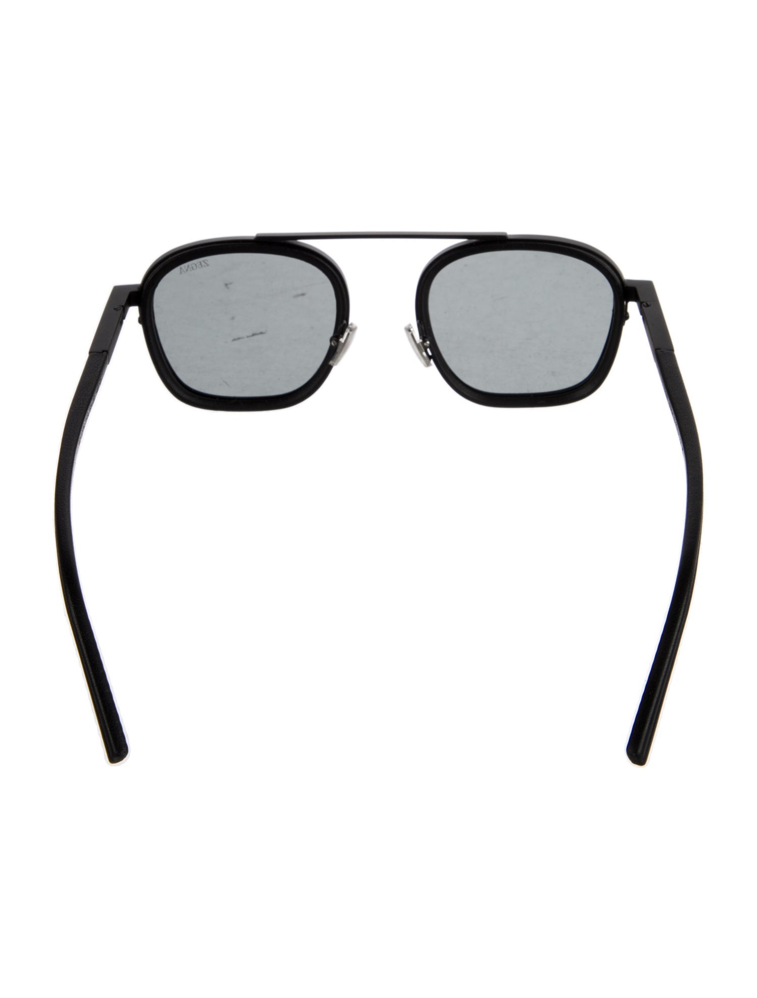 Zegna Square Tinted Sunglasses