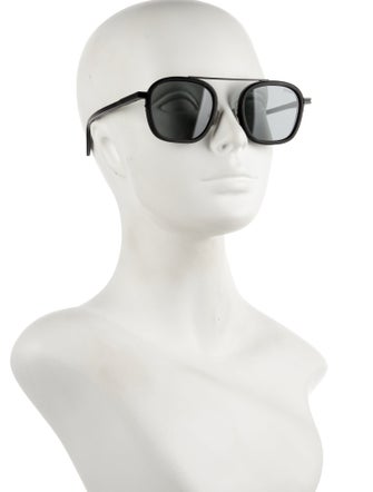 Zegna Square Tinted Sunglasses