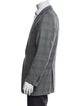 Zegna Wool Plaid Print Blazer