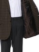 Zegna Wool Plaid Print Blazer