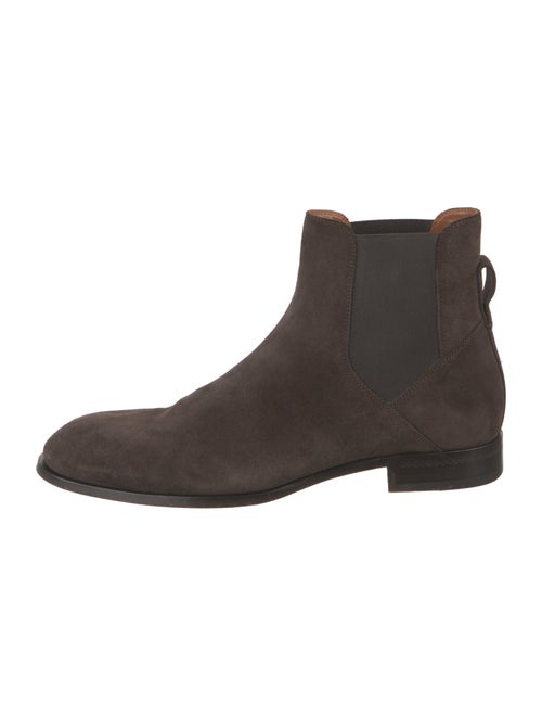 Zegna Suede Chelsea Boots