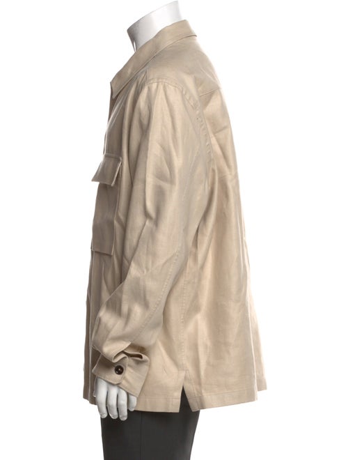 Zegna Linen Long Sleeve Dress Shirt