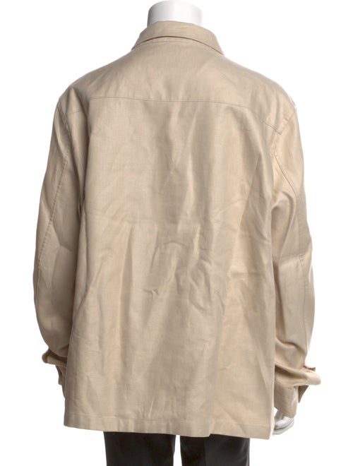 Zegna Linen Long Sleeve Dress Shirt