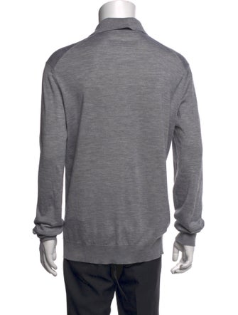 Zegna Cashmere Collar Polo Shirt