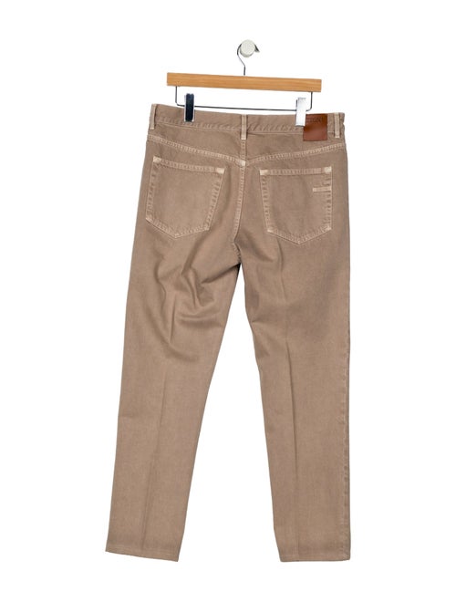 Zegna High-Rise Wide Leg Jeans