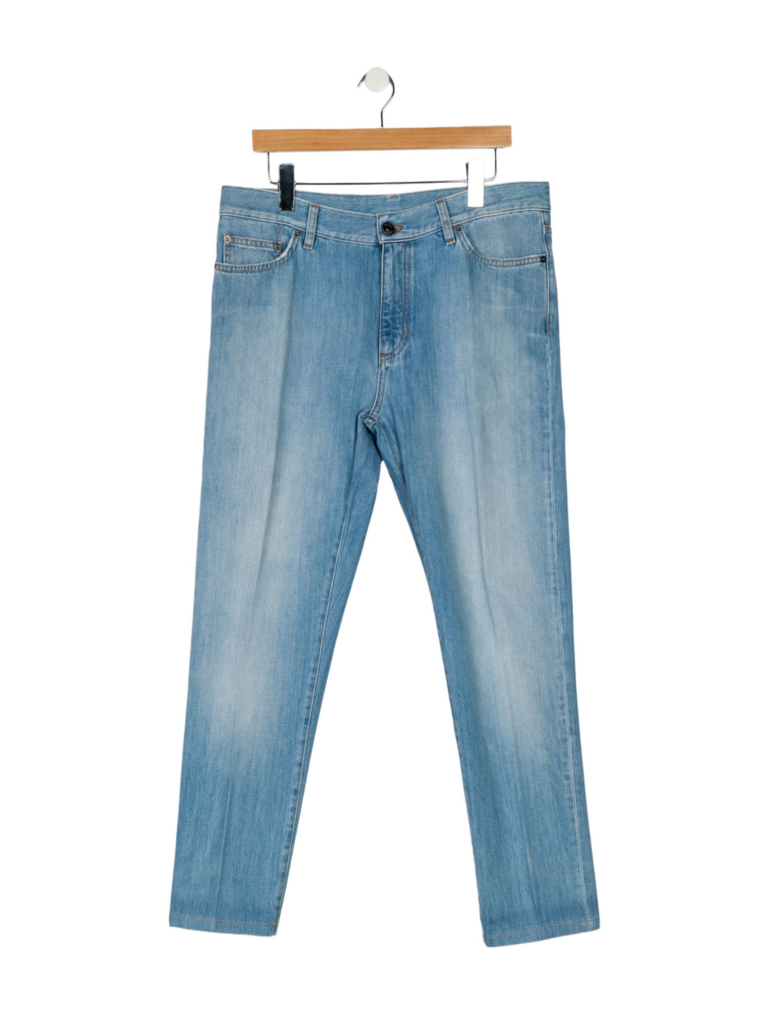 Zegna High-Rise Wide Leg Jeans