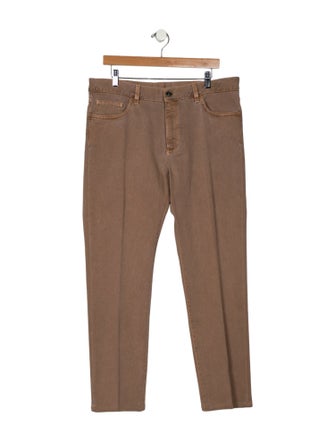 Zegna High-Rise Wide Leg Jeans