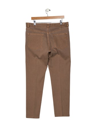 Zegna High-Rise Wide Leg Jeans
