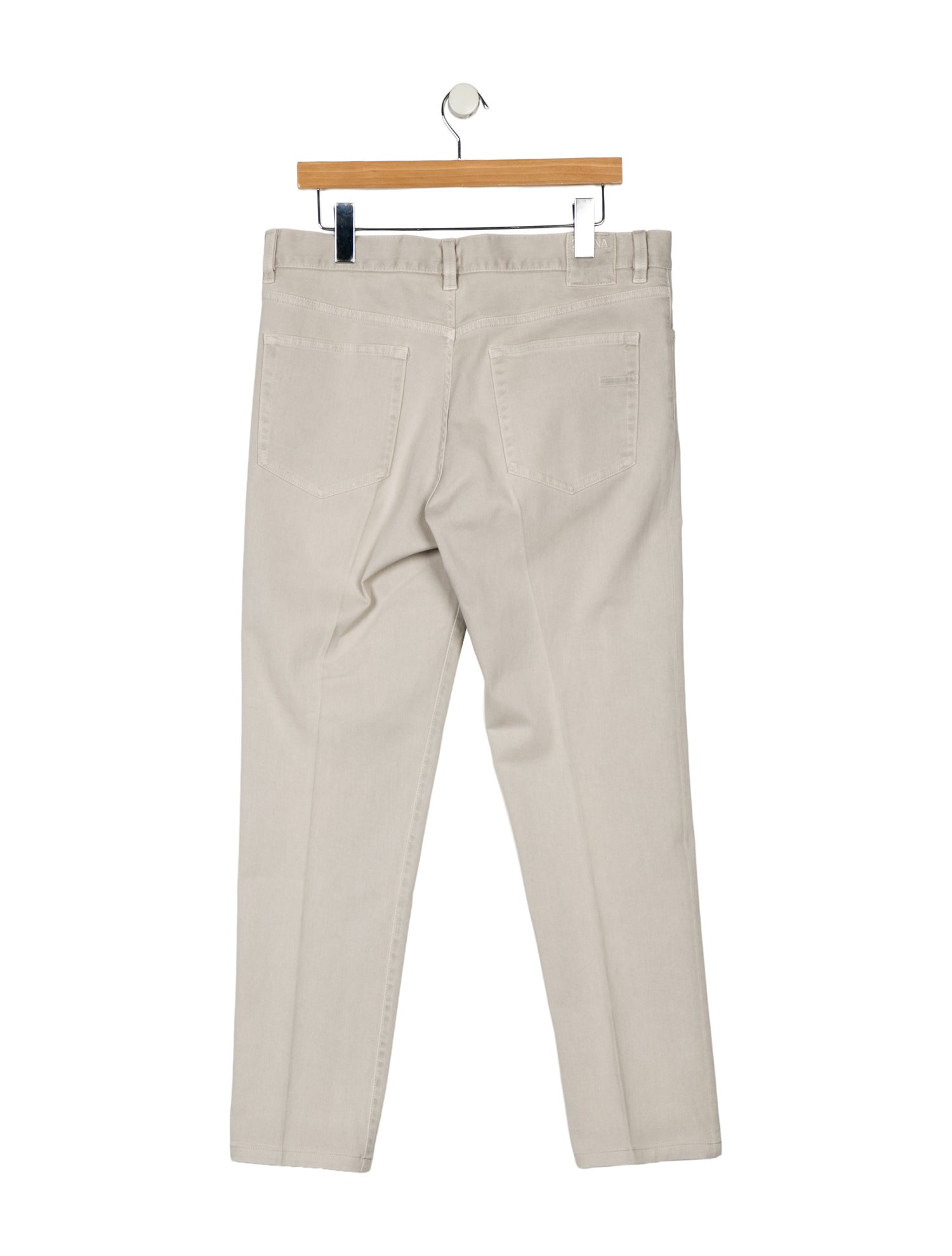 Zegna High-Rise Straight Leg Jeans