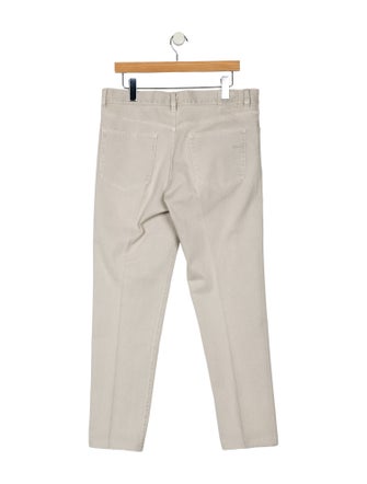 Zegna High-Rise Straight Leg Jeans