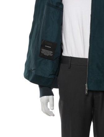 Zegna Calf Leather Bomber Jacket