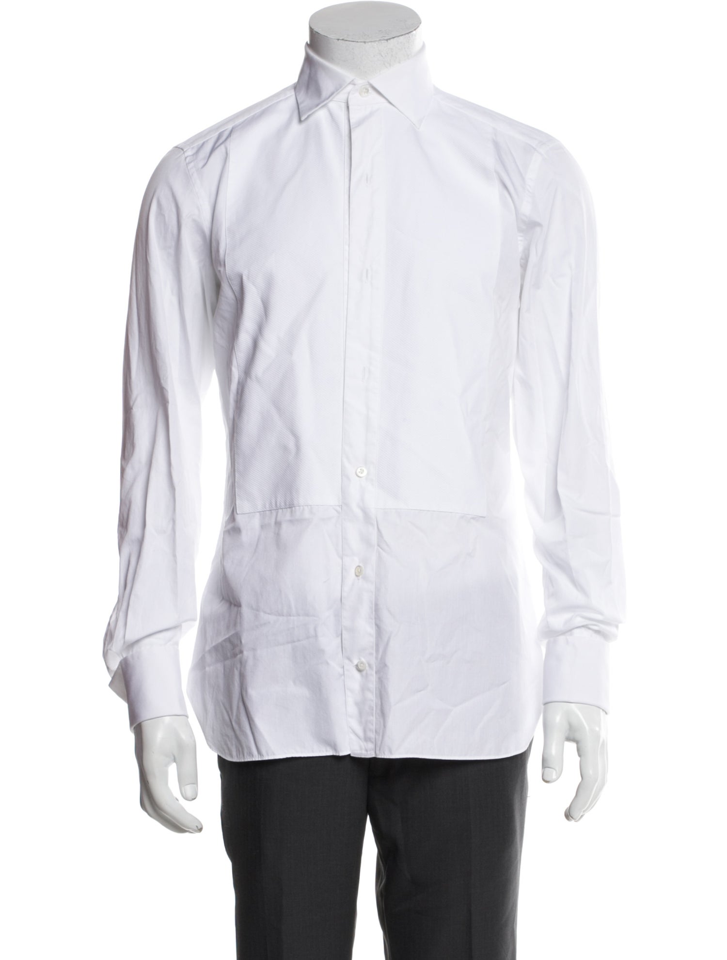 Zegna Long Sleeve Tuxedo Shirt