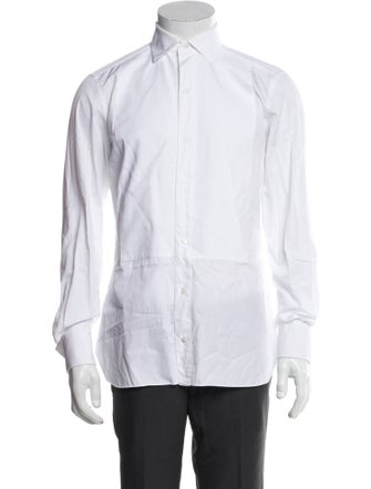 Zegna Long Sleeve Tuxedo Shirt