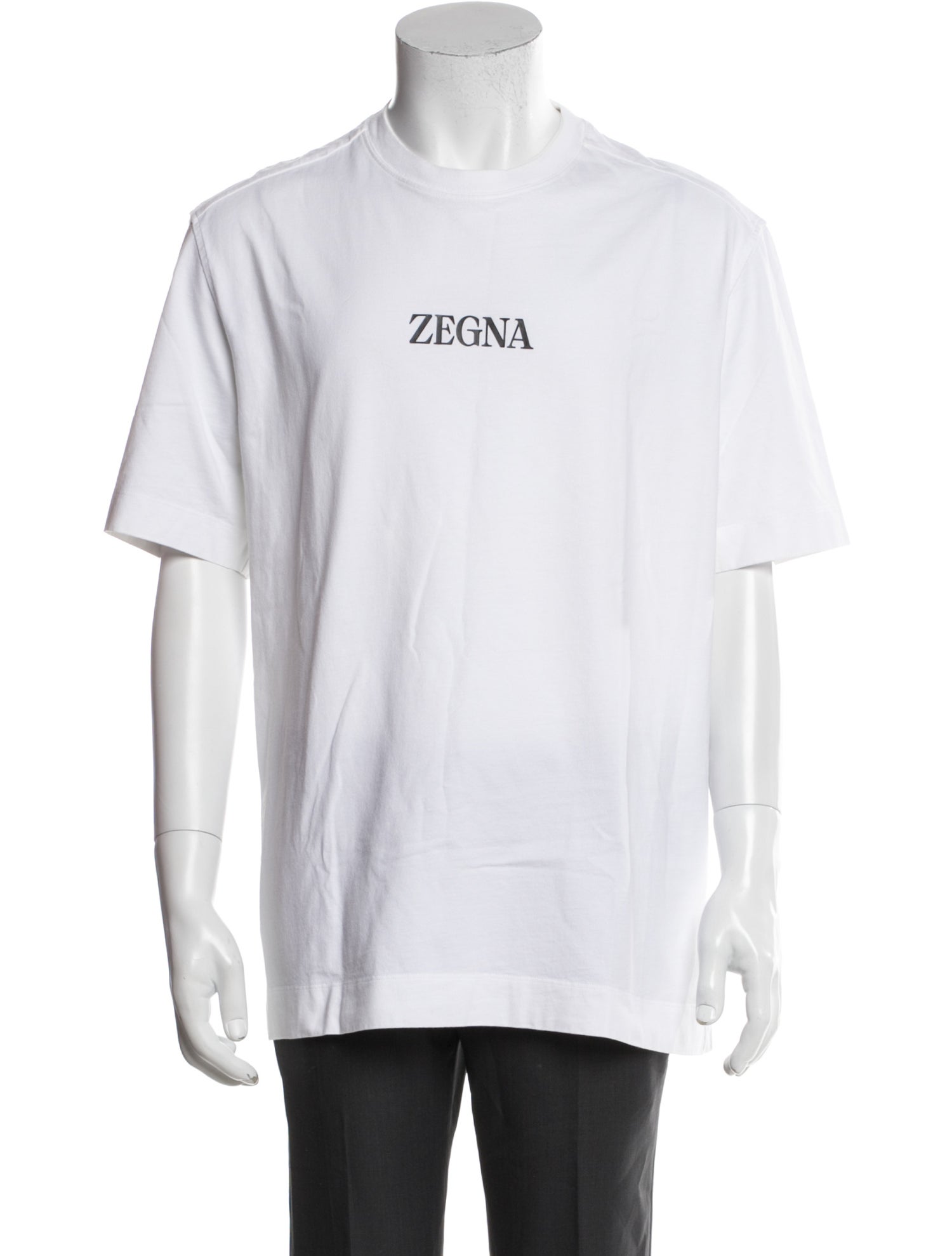 Zegna Graphic Print Crew Neck T-Shirt