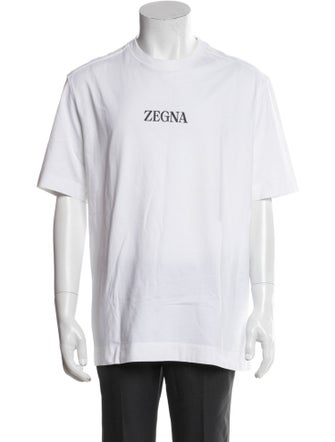 Zegna Graphic Print Crew Neck T-Shirt