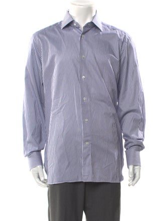 Zegna Striped Long Sleeve Shirt
