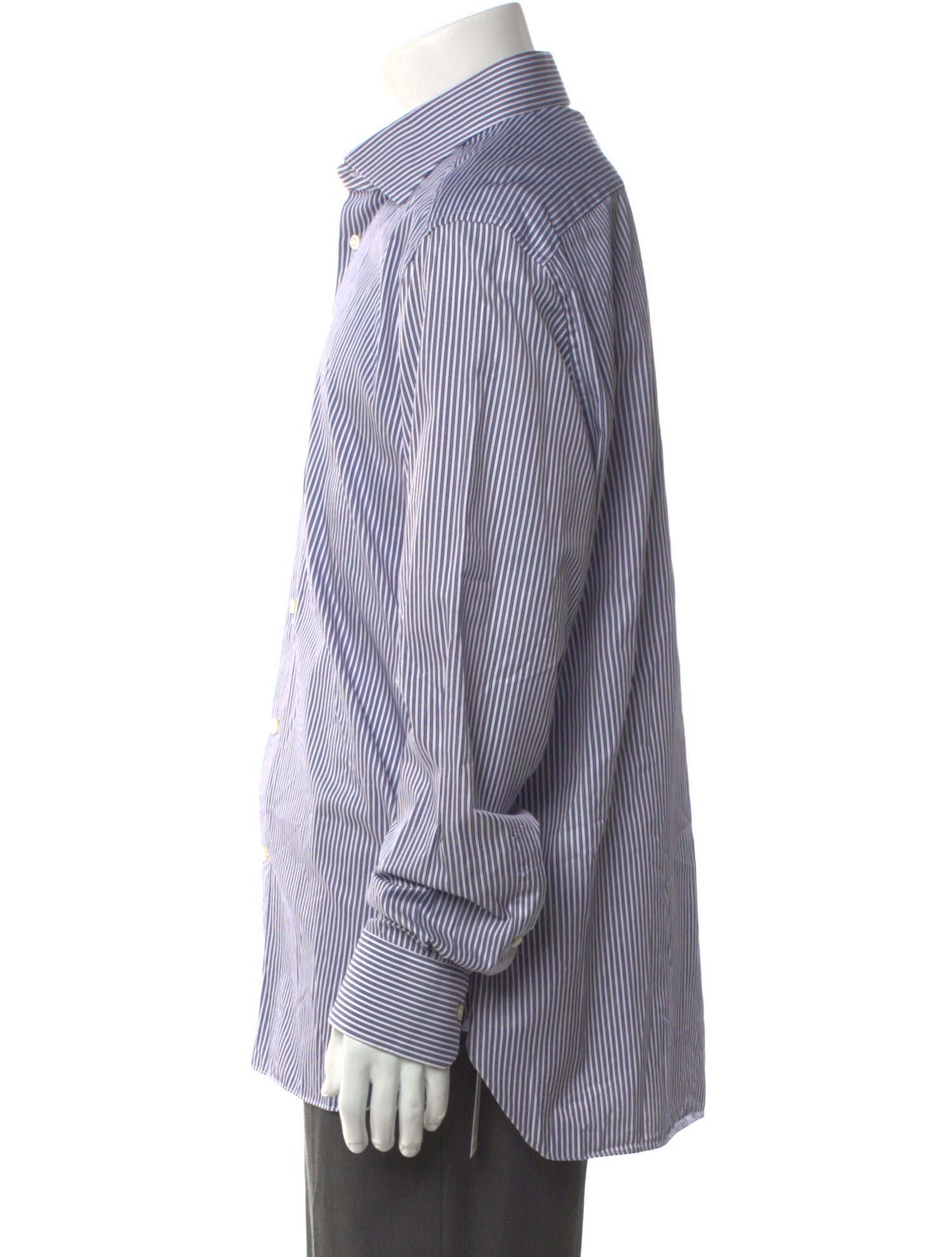 Zegna Striped Long Sleeve Shirt