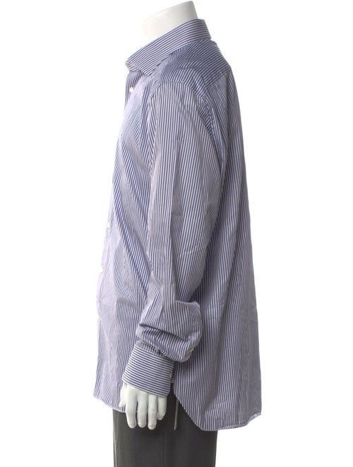 Zegna Striped Long Sleeve Shirt