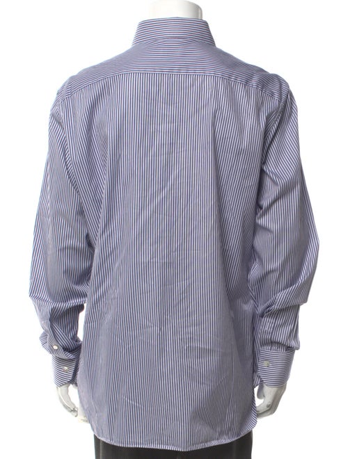 Zegna Striped Long Sleeve Shirt