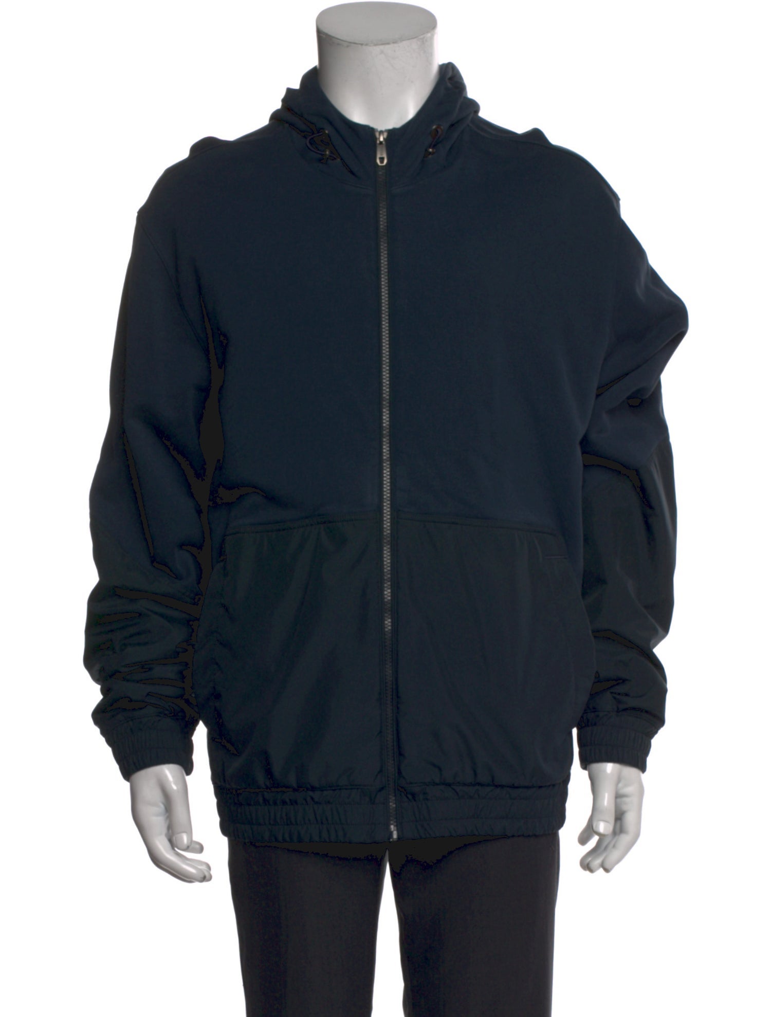 Zegna Mock Neck Long Sleeve Hoodie