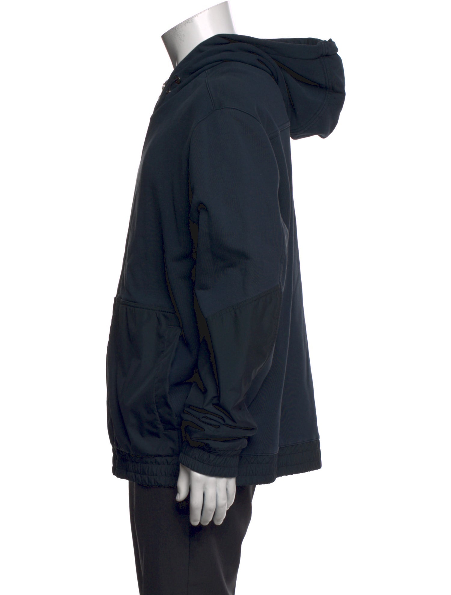 Zegna Mock Neck Long Sleeve Hoodie