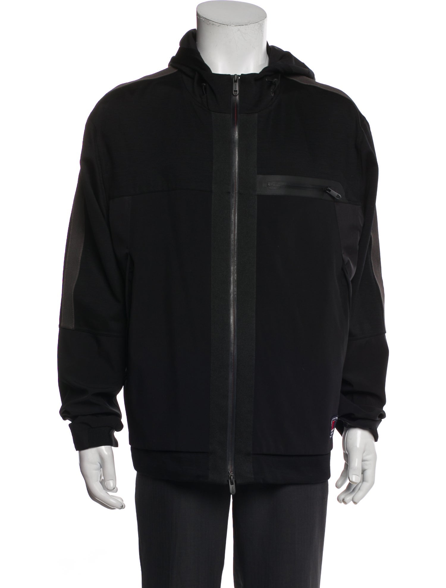 Zegna Wool Mock Neck Hoodie