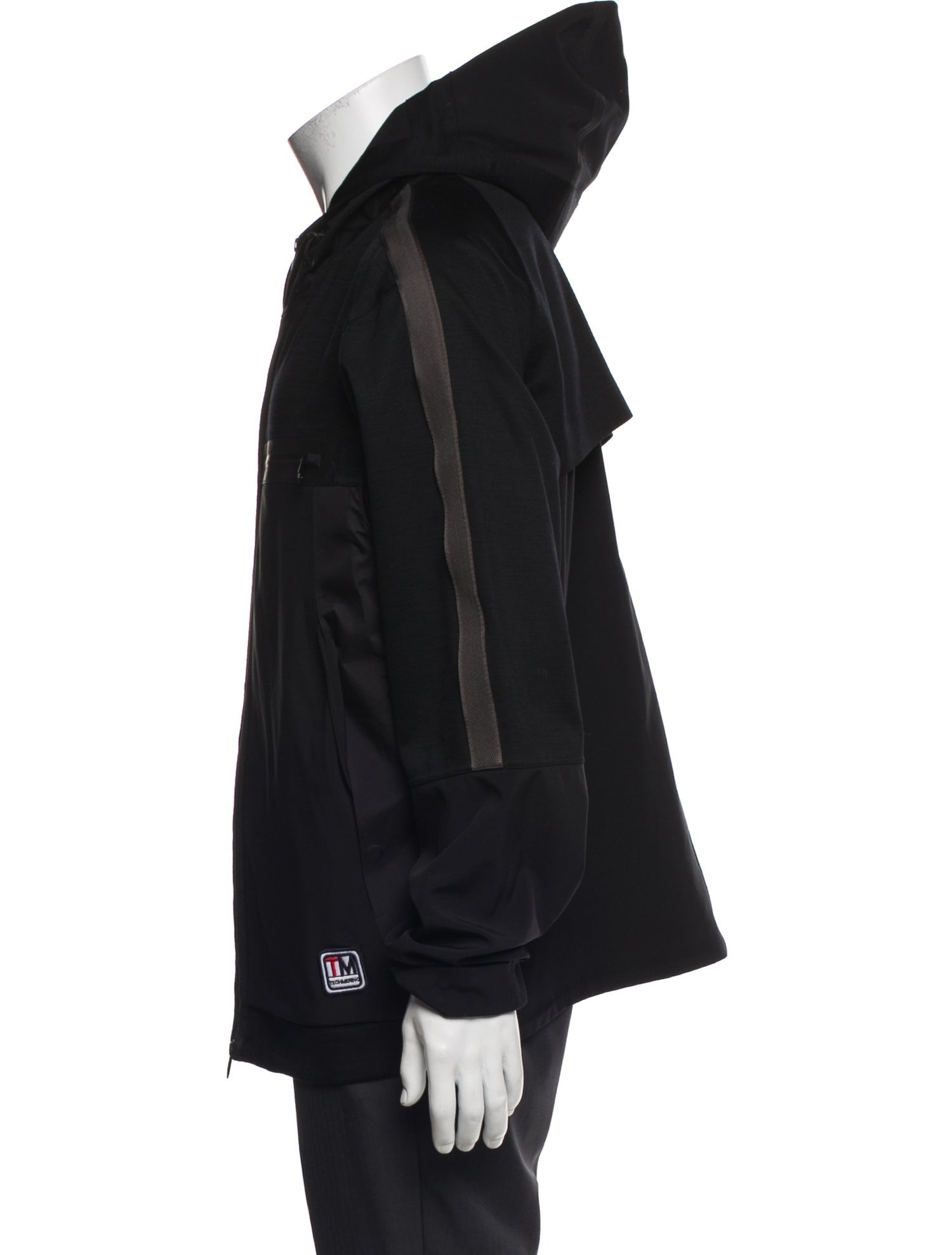 Zegna Wool Mock Neck Hoodie