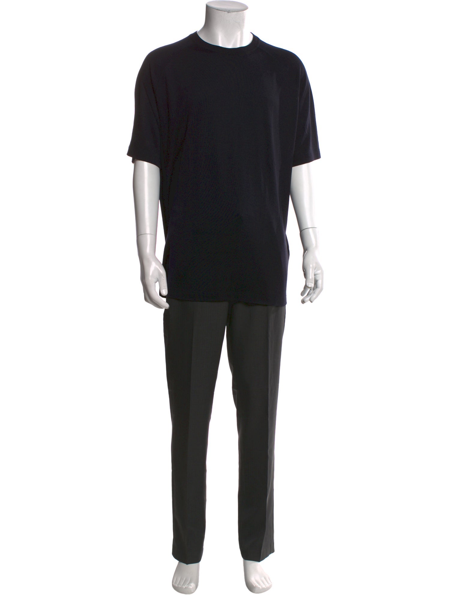 Zegna Wool Crew Neck T-Shirt