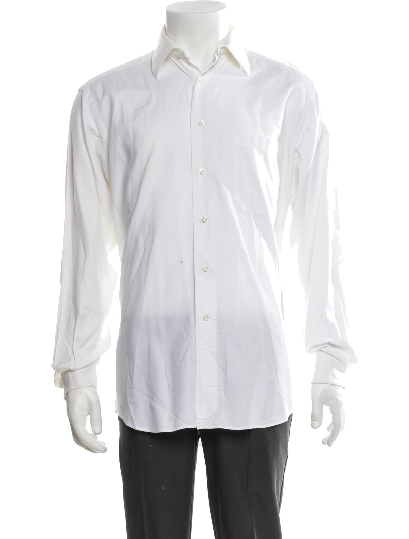 Zegna Long Sleeve Dress Shirt